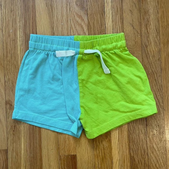 Hanna Andersson Other - 4/$25 Hanna Andersson Colorblock Blue Green Shorts Baby Size 12-18 Months